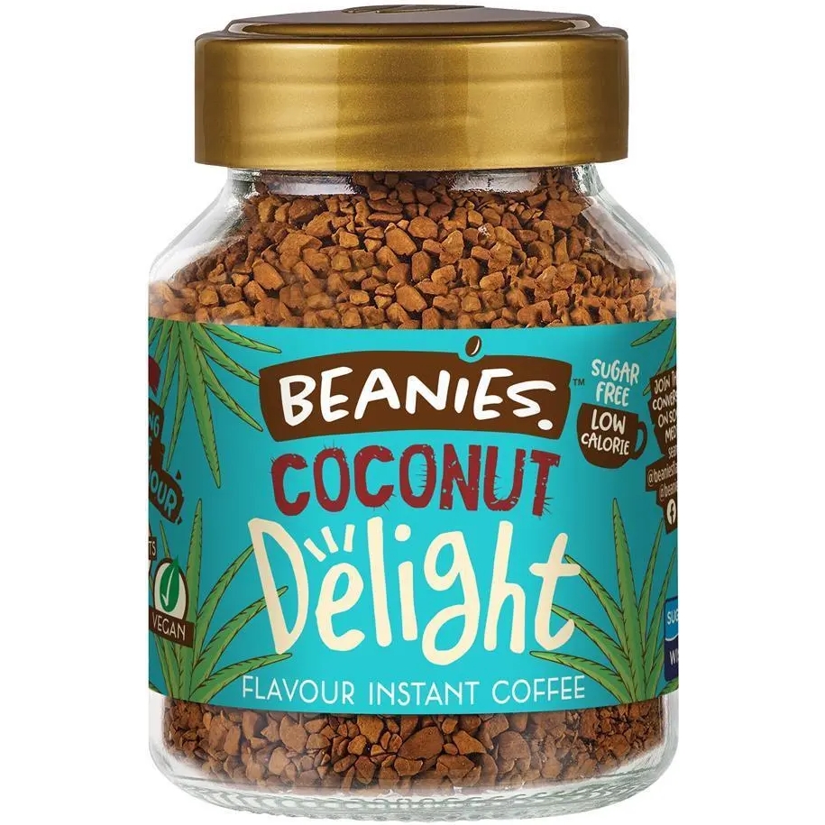 Кава розчинна Beanies Coconut Delight Flavour Instant Coffee 50 г - фото 1