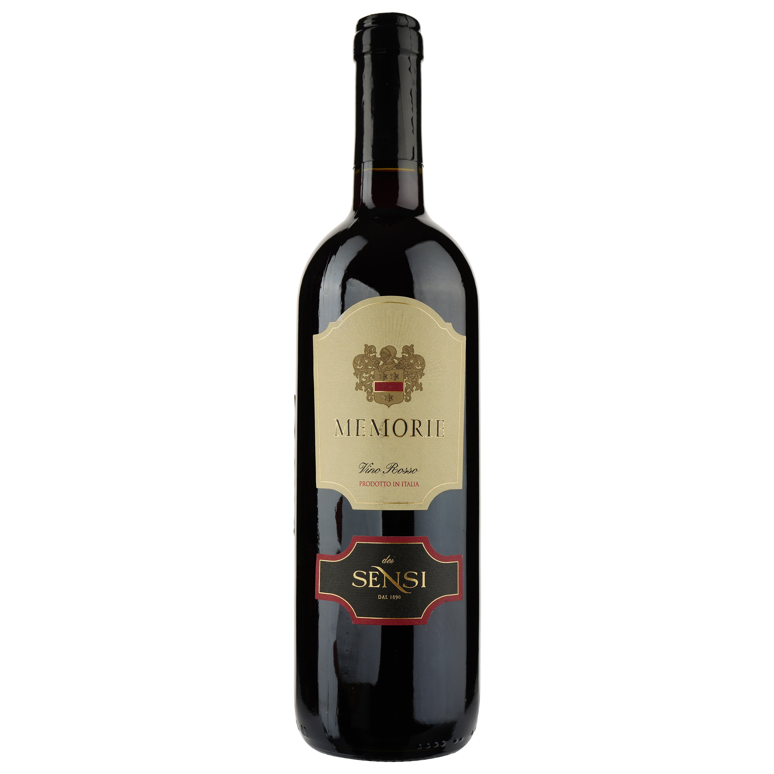 Вино Sensi Memorie Rosso, 12,5%, 0,75 л - фото 1
