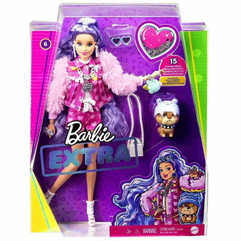 Лялька Barbie Екстра з бузковим волоссям (GXF08) - фото 5