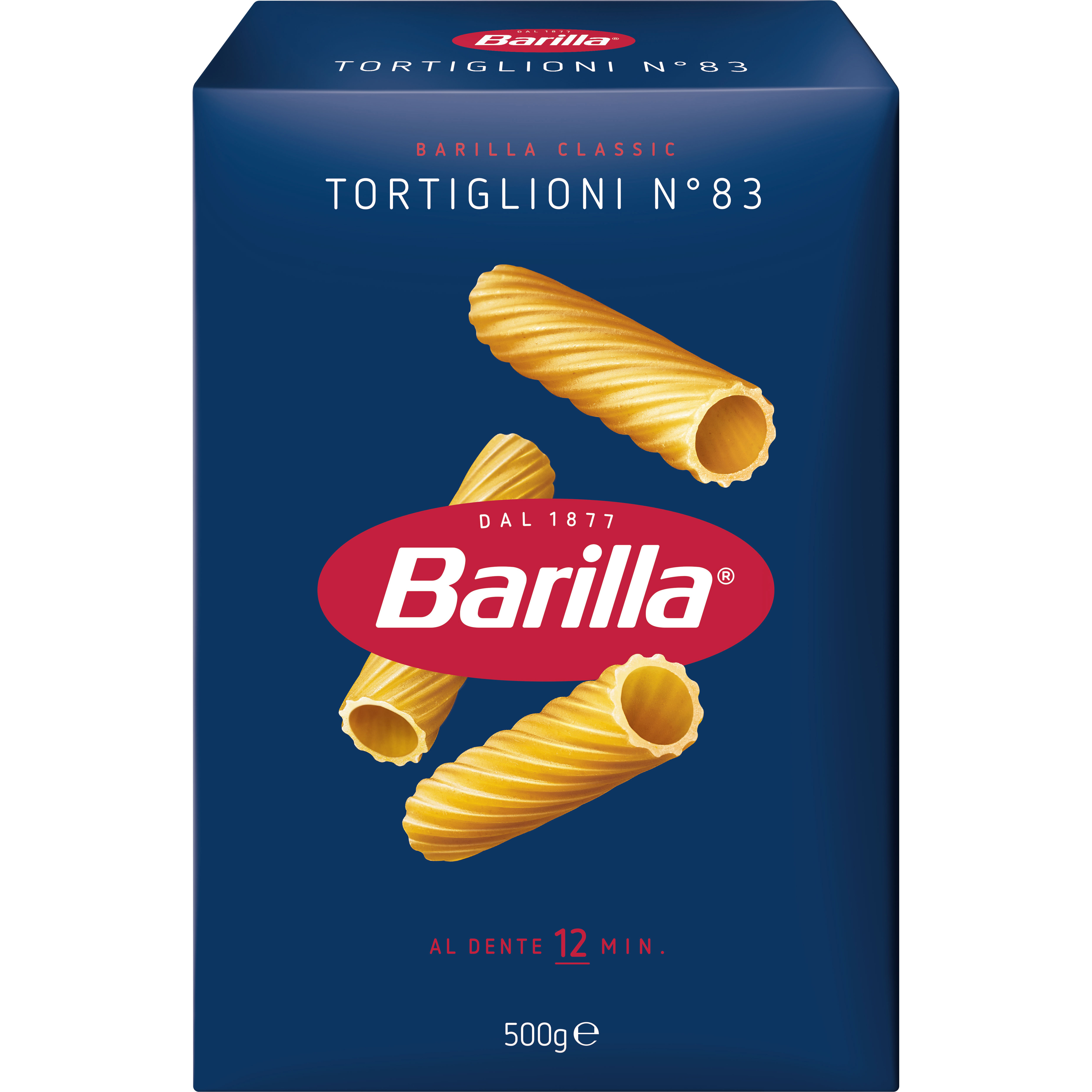 Макаронні вироби Barilla Tortiglioni №83 500 г - фото 1