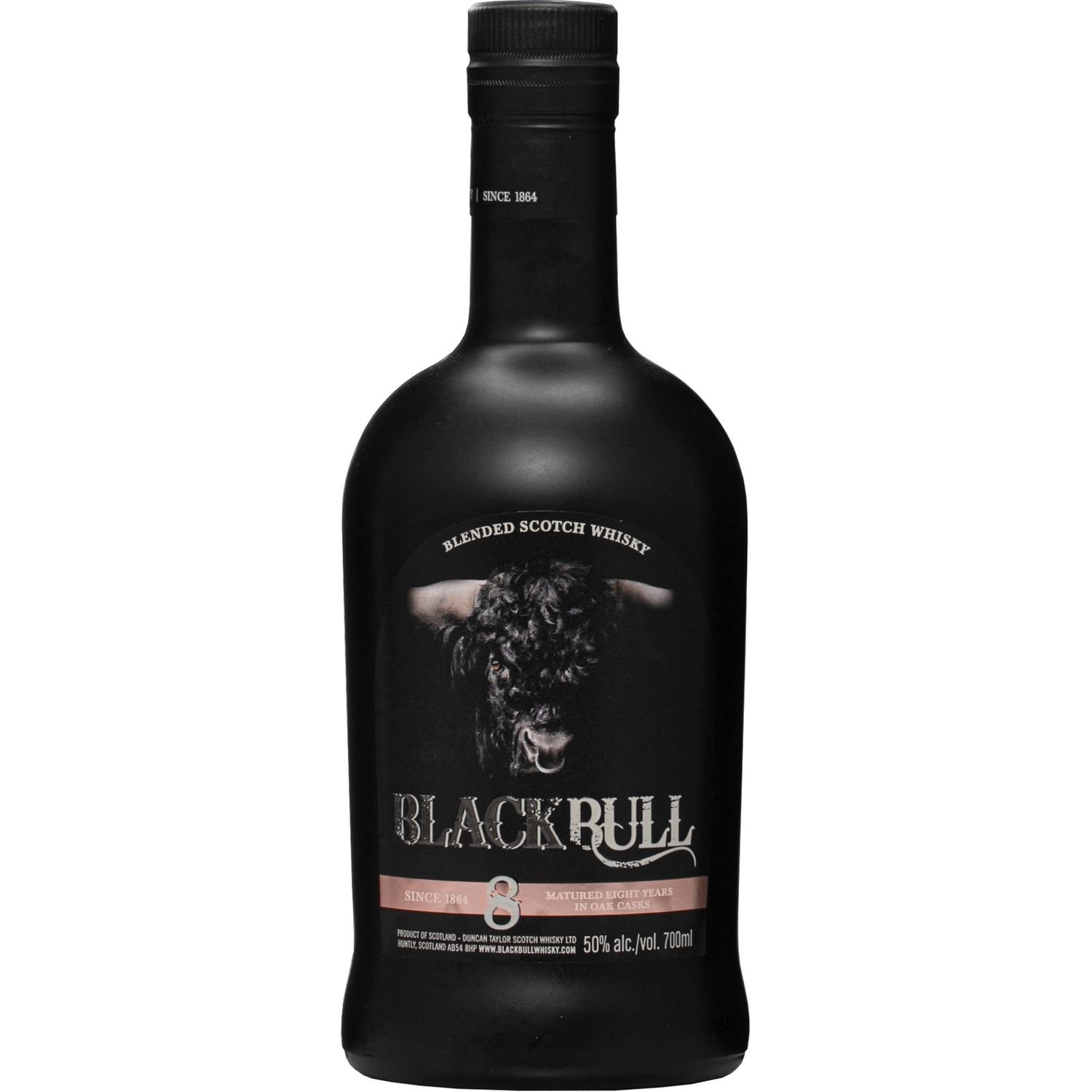 Віскі Black Bull 8 yo Blended Scotch Whisky, 50%, 0,7 л - фото 1