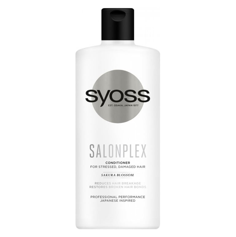 Бальзам Syoss SalonPlex з Квіткою Сакури, для виснаженного і пошкодженого волосся, 440 мл - фото 1