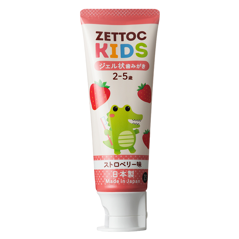 Детская зубная паста Zettoc Nippon Style Kids Strawberry, со вкусом клубники, 60 г (4582118955305) - фото 2