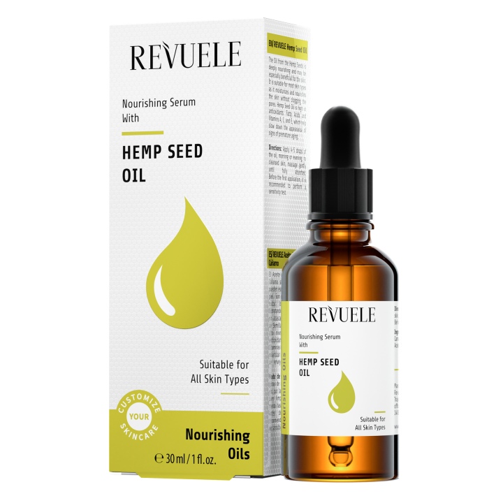 Сироватка для обличчя Revuele Nourishing Oils Hemp Seed Oil, 30 мл - фото 1