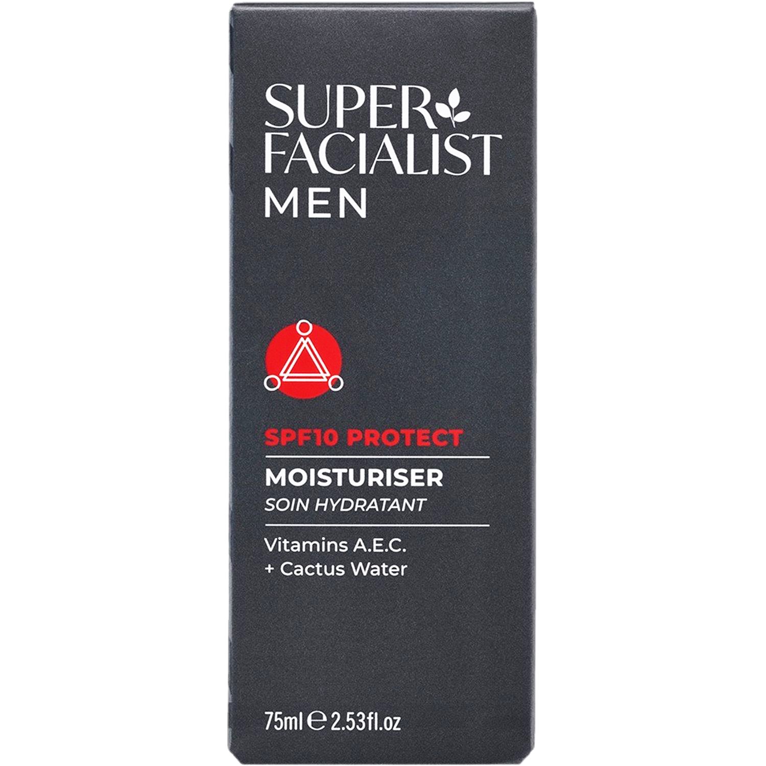 Крем для обличчя денний Super Facialist For Men SPF 10 Protect зволожуючий 75 мл - фото 4