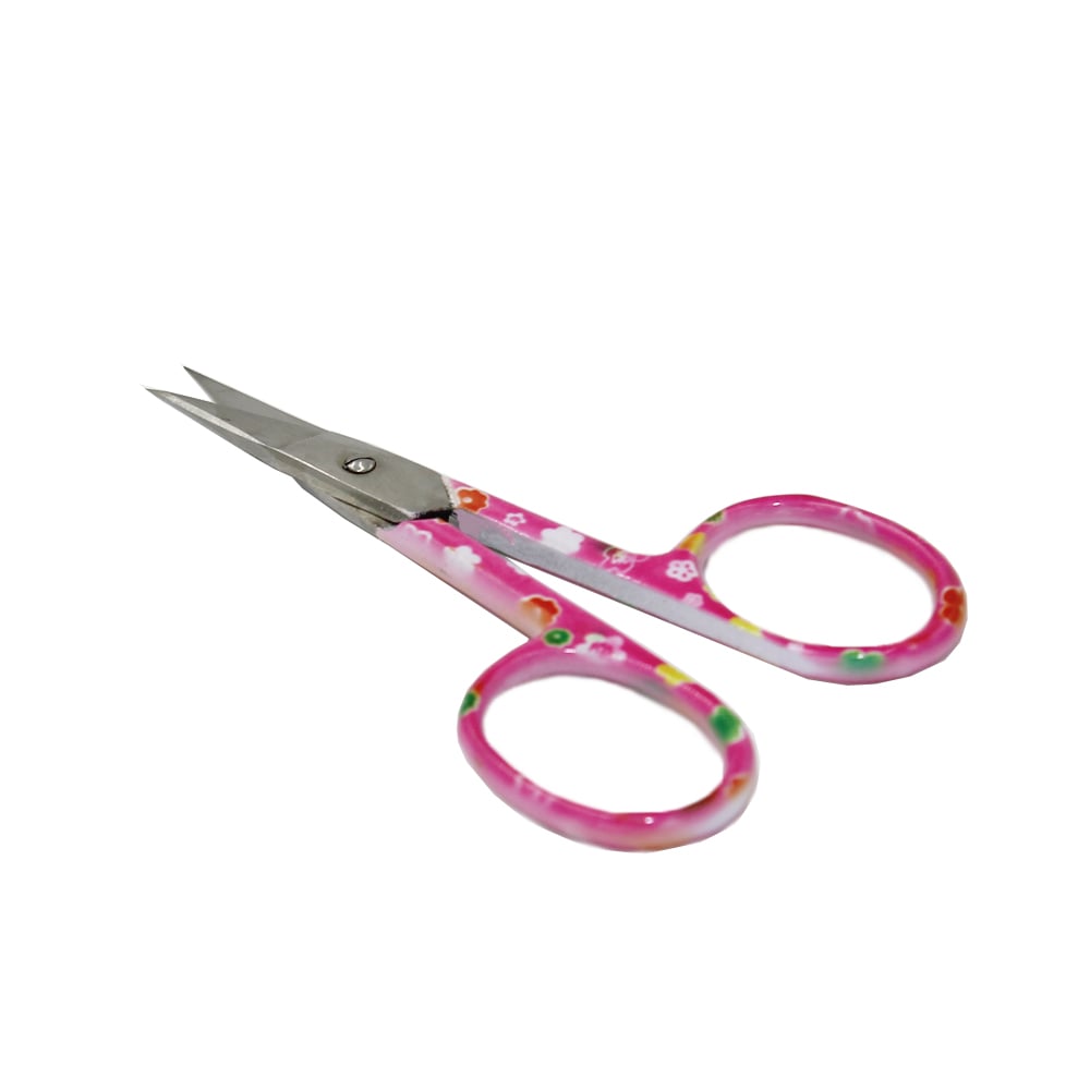 Ножницы маникюрные SPL розовые - фото 2