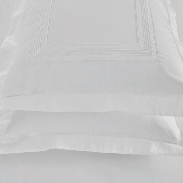 Комплект постільної білизни Penelope Mia white, сатин, євро (200х160+35см), білий (svt-2000022294140) - фото 2
