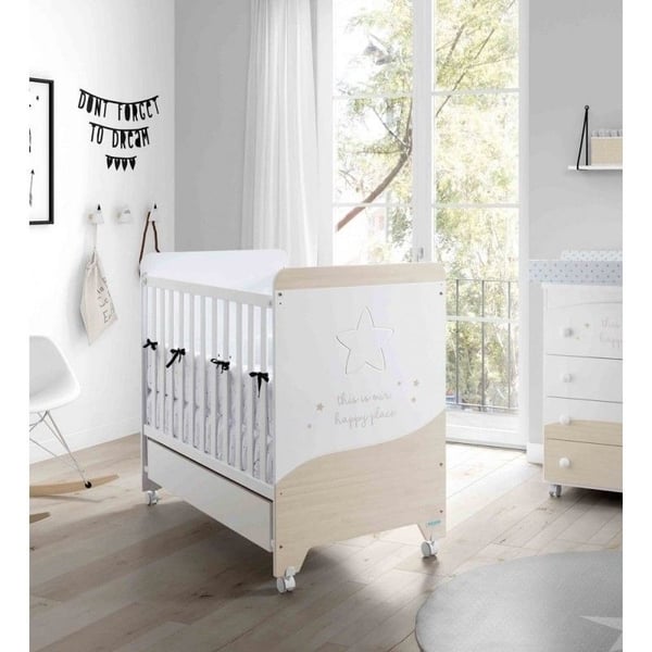 Детская кроватка Micuna Cosmic White Nordic, 120х60 см, белый (COSMIC WHITE/NORDIC) - фото 2