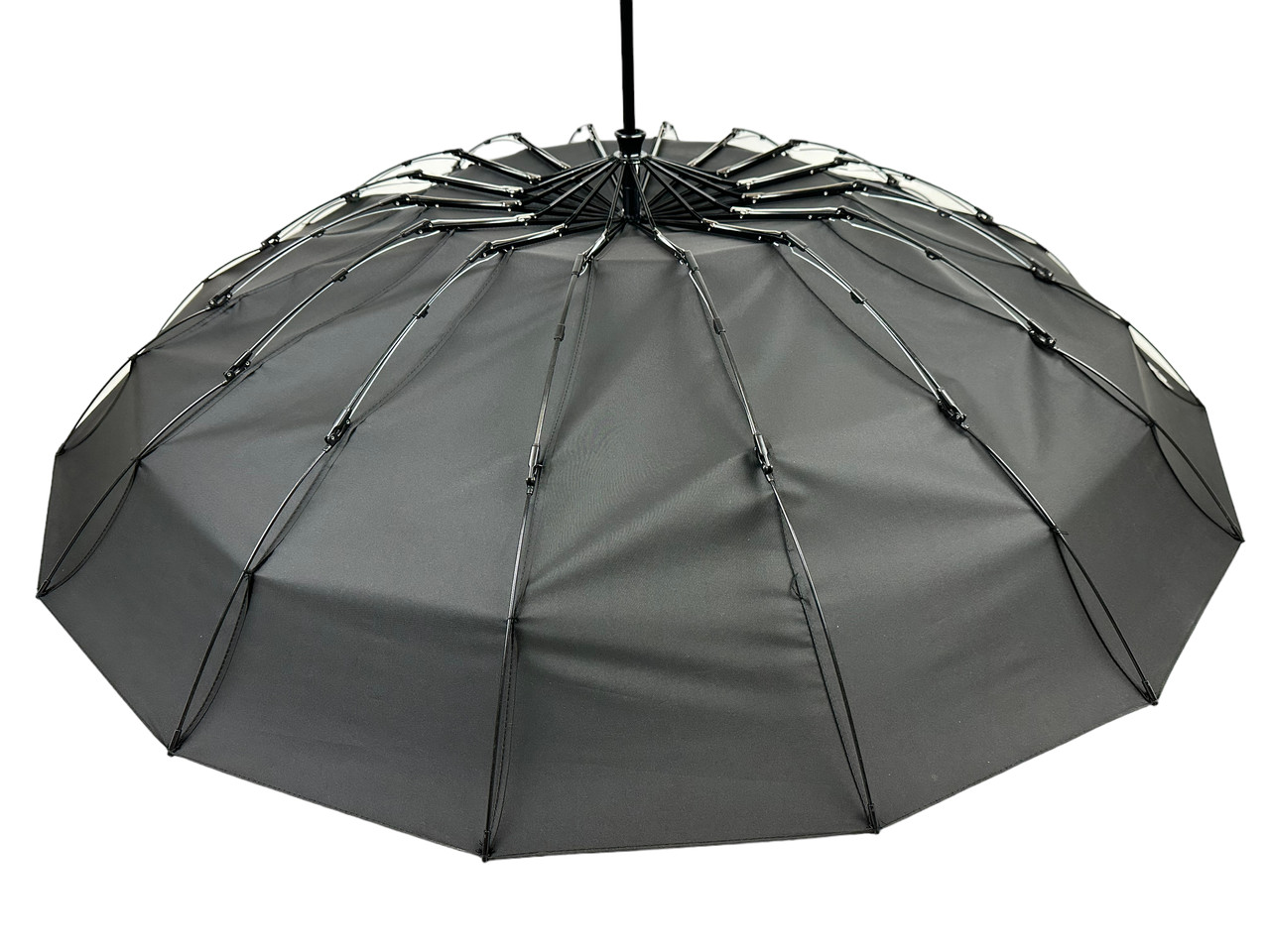 Чоловіча складана парасолька повний автомат Toprain 112 см чорна - фото 7