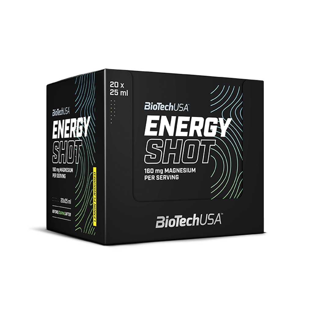 Енергетик BioTech USA Energy Shot Lemon 500 мл (20 шт. х 25 мл) - фото 3