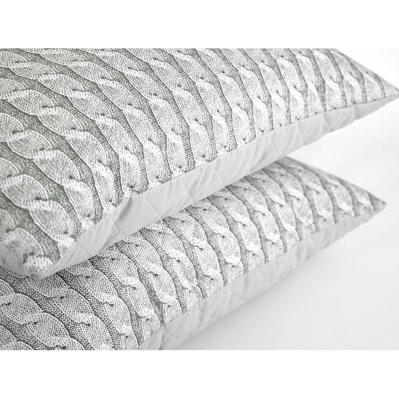 Декоративна подушка Руно Grey Braid, 40х40 см (Р311.52_Grey Braid) - фото 2