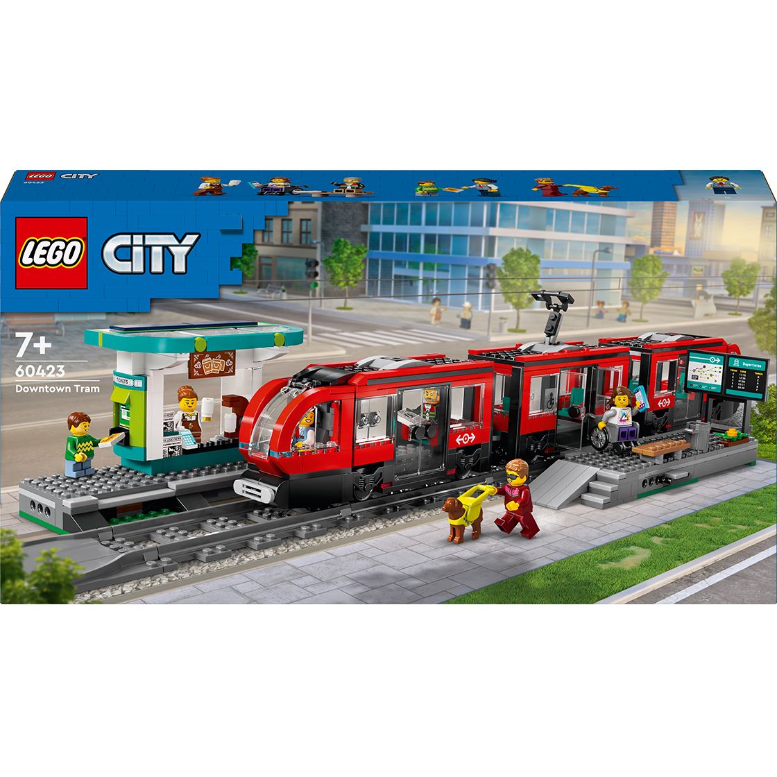 Конструктор LEGO City Трамвай і вокзал у центрі міста 811 деталей (60423) - фото 5