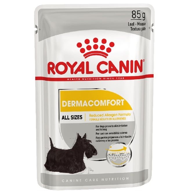 Влажный корм Royal Canin Dermacomfort, консервы для собак разных размеров с чувствительной кожей, 85 г (11810019) - фото 1