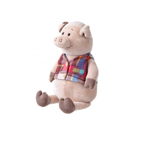 М'яка іграшка Same Toy Свинка в жилеті, 35 см (THT723) - фото 1