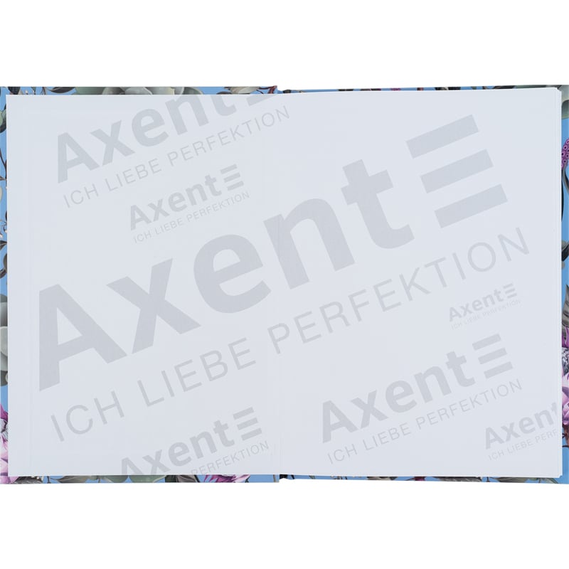 Книга записна Axent Bloom A5 в клітинку 96 аркушів блакитна (8456-2-A) - фото 3