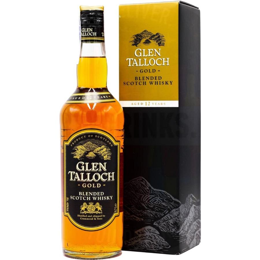 Виски Glen Talloch 12 yo Blended Scotch Whisky 40% 0.7 л в подарочной упаковке - фото 1