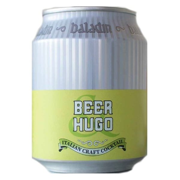 Напиток слабоалкогольный Baladin Beer Hugo, ж/б, 6,3%, 0,237 л - фото 1