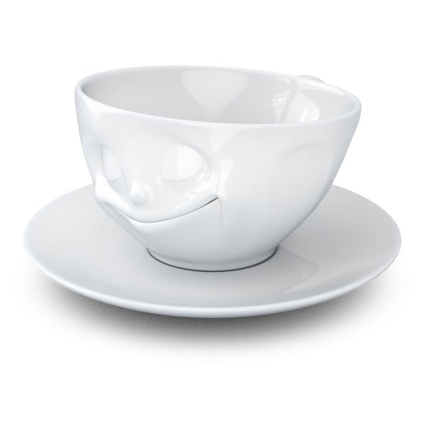 Чашка з блюдцем для кави Tassen Щастя 200 мл, порцеляна (TASS14301/TA) - фото 5