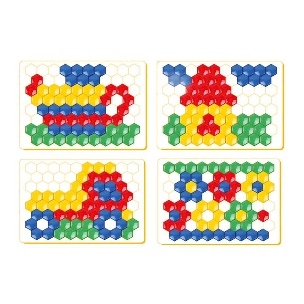 Дитяча розвиваюча мозаїка для малюків ТехноК №1, 2063TXK, 80 деталей - фото 2