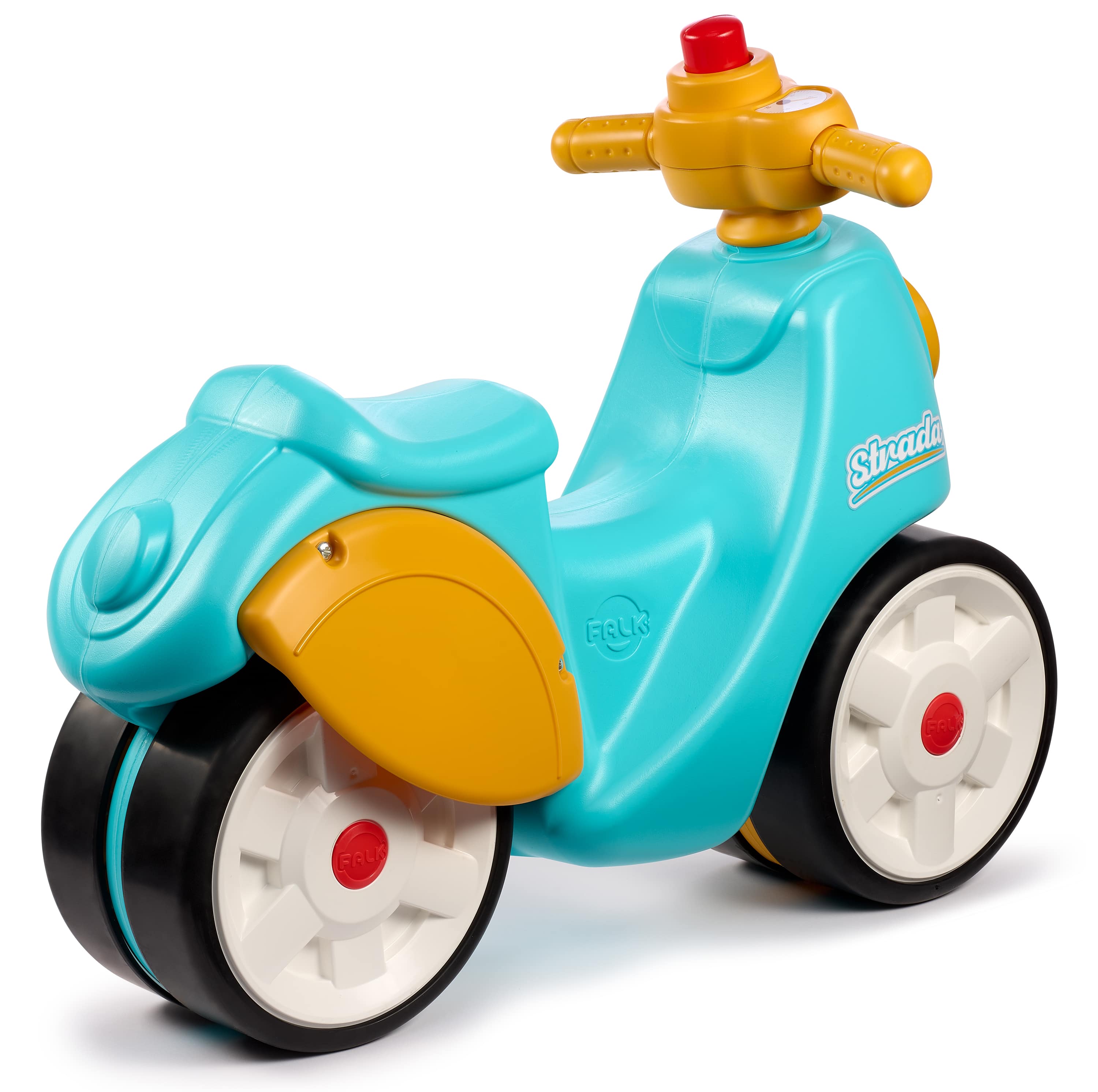 Беговел с бесшумными колесами Falk Strada, голубой с желтым (800S) - фото 2