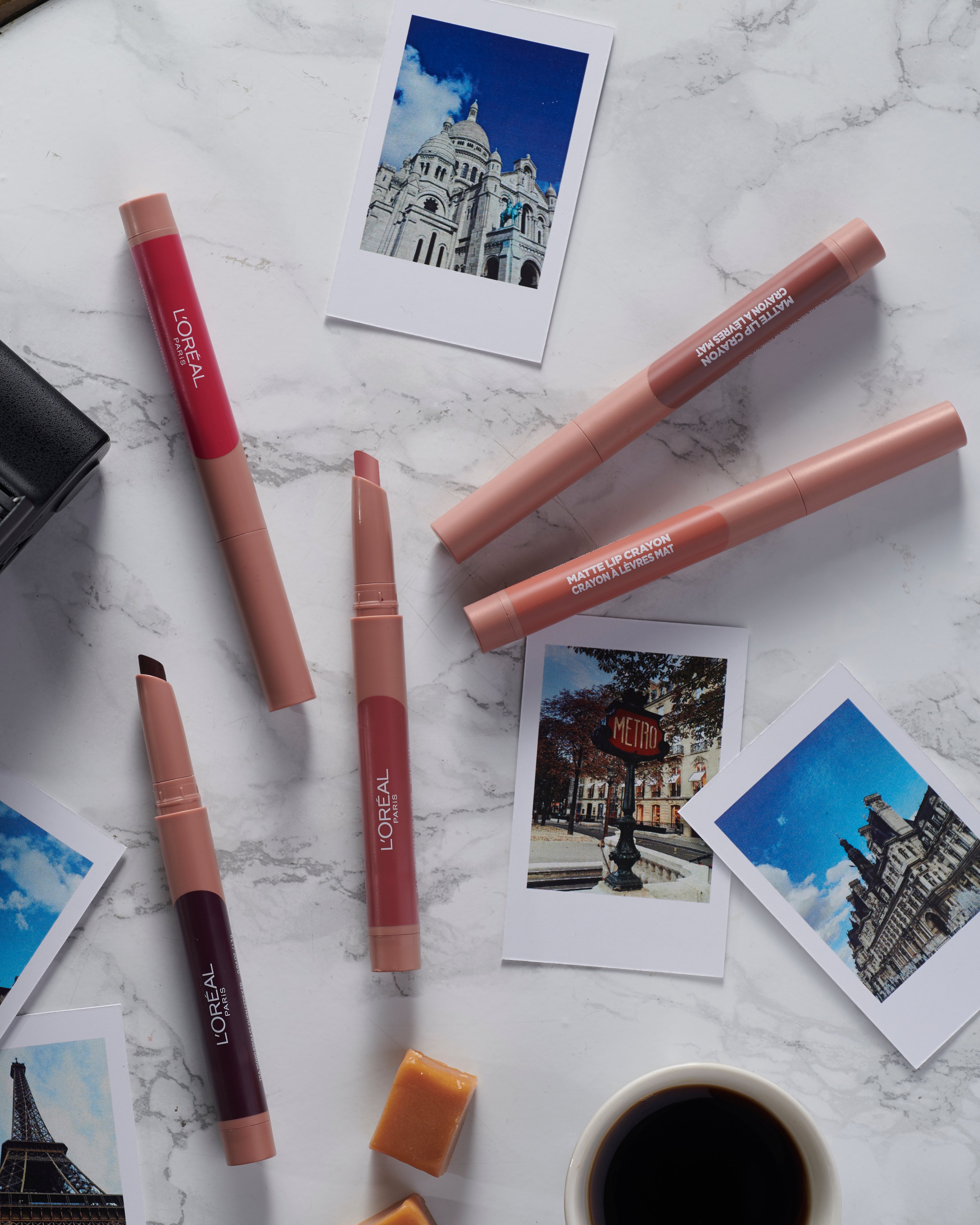 Помада-олівець для губ L'Oréal Paris Matte Lip Crayon, відтінок 102 (Ніжно-рожевий), 1,3 г (A9975100) - фото 6