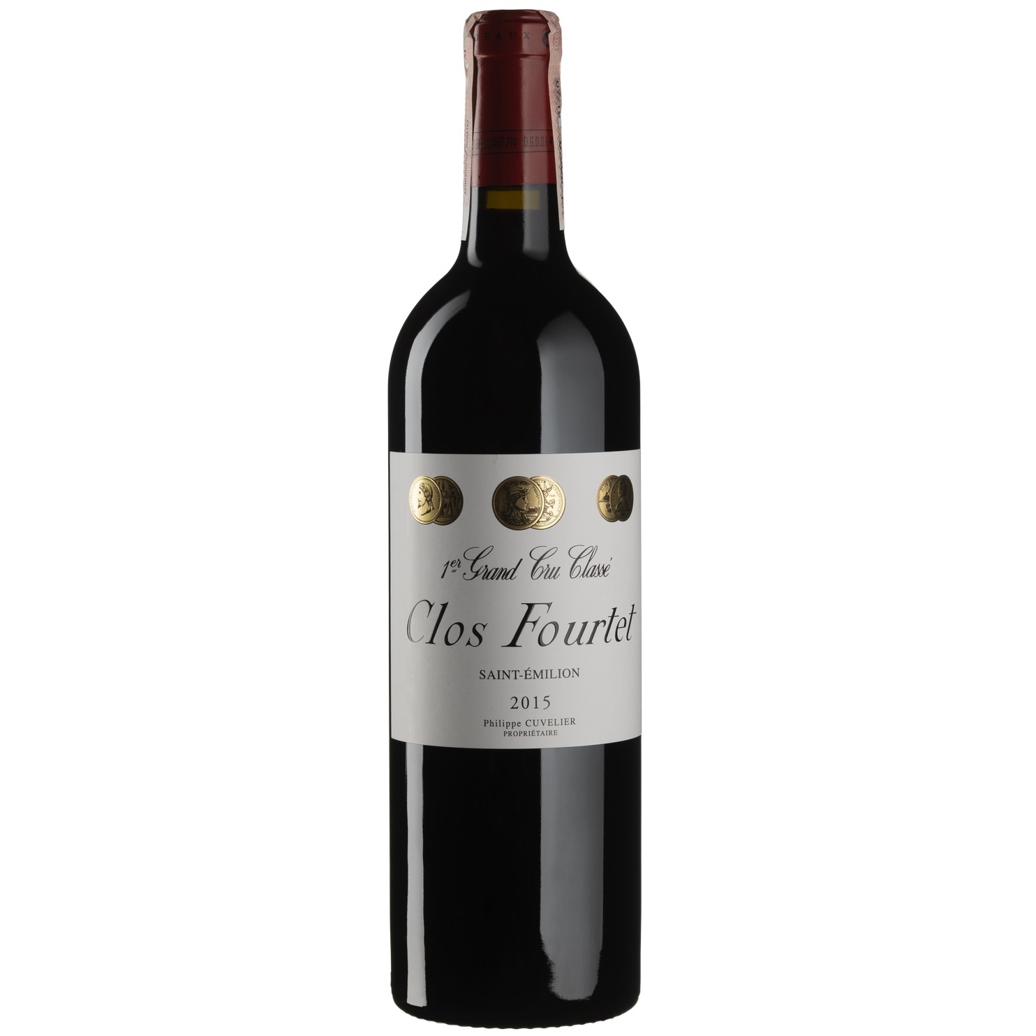 Вино Chateau Clos Fourtet Saint-Emilion 1er Grand Cru Classe 2015, червоне, сухе, 14%, 0,75 л (839529) - фото 1