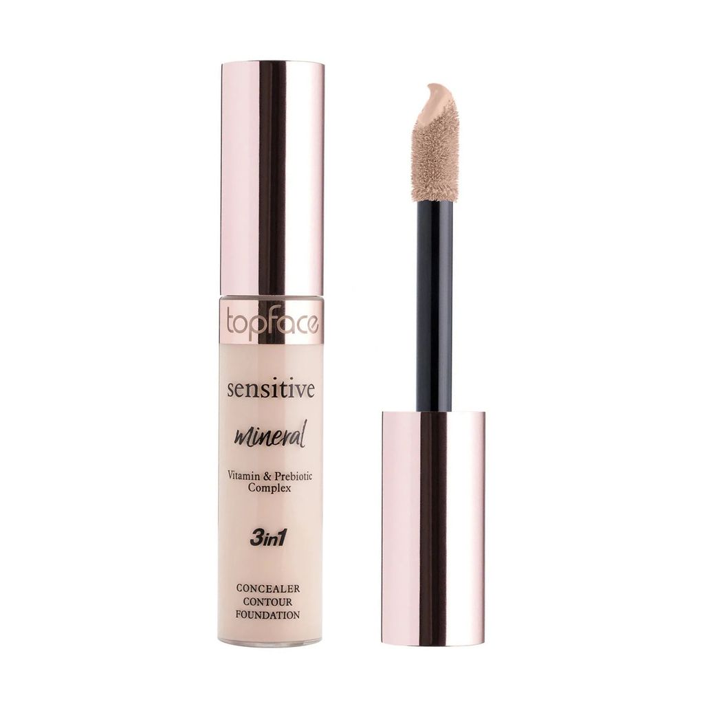 Консилер TopFace Sensitive Mineral 3 in 1 Concealer PT471 001 12 мл - фото 2