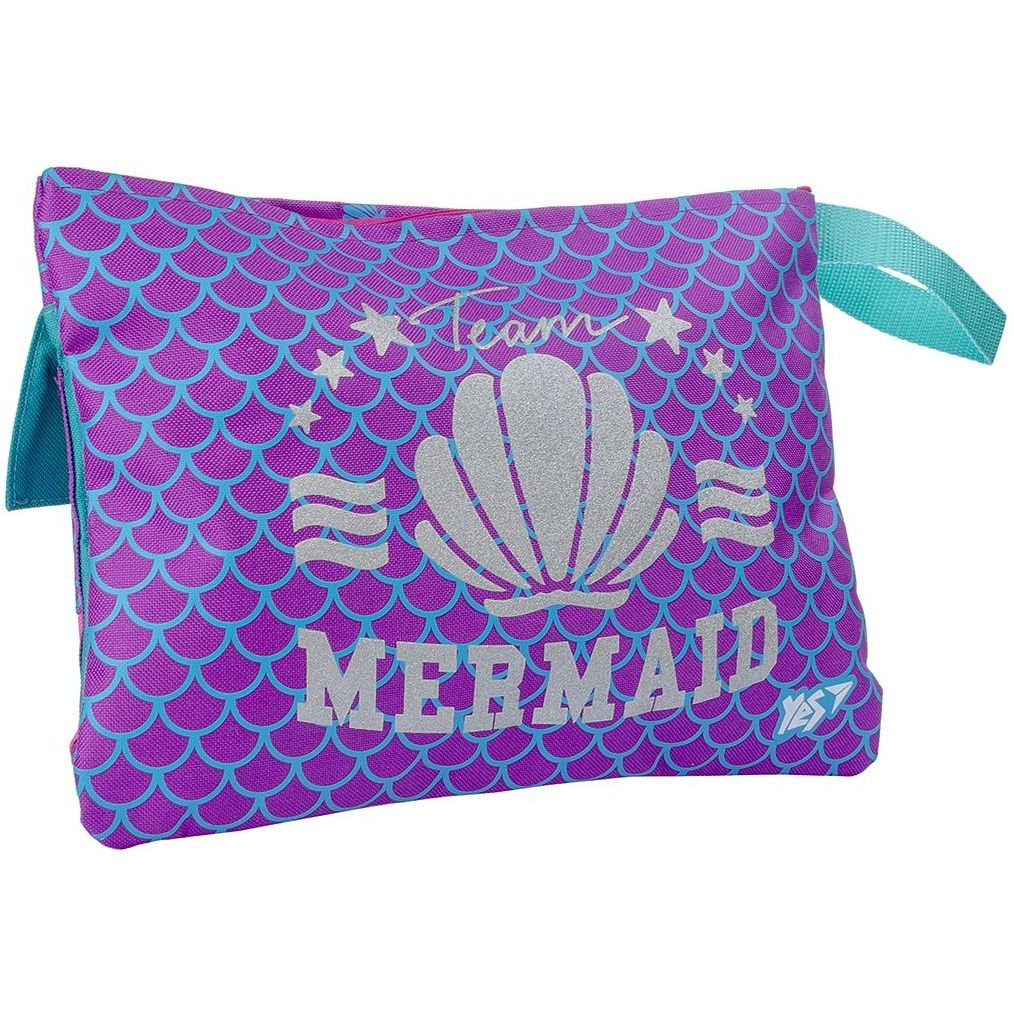 Пенал-органайзер мягкий Yes RI-01 Mermaid, 26х36 см, фиолетовый (532955) - фото 1