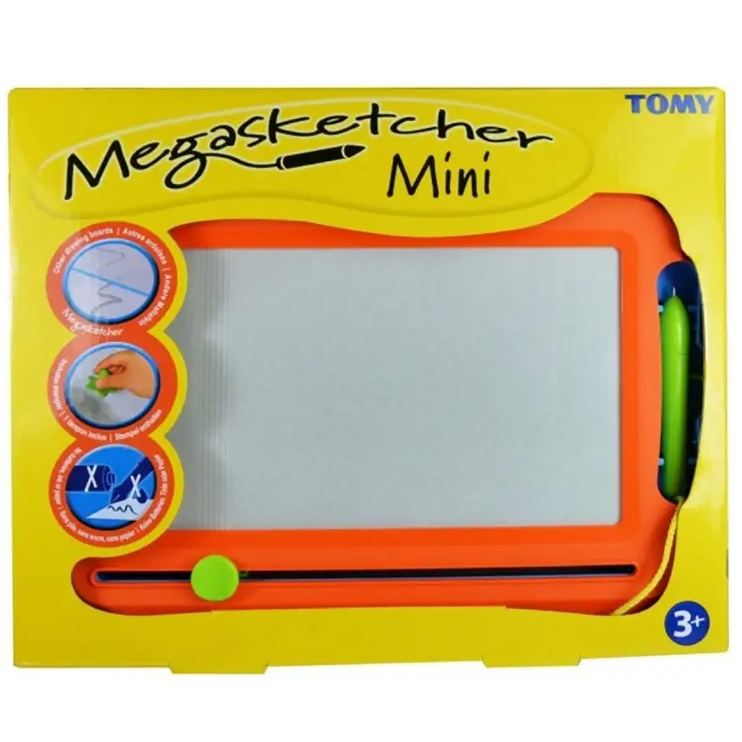 Магнитная доска для рисования Megasketcher оранжево-голубая (E72741) - фото 1