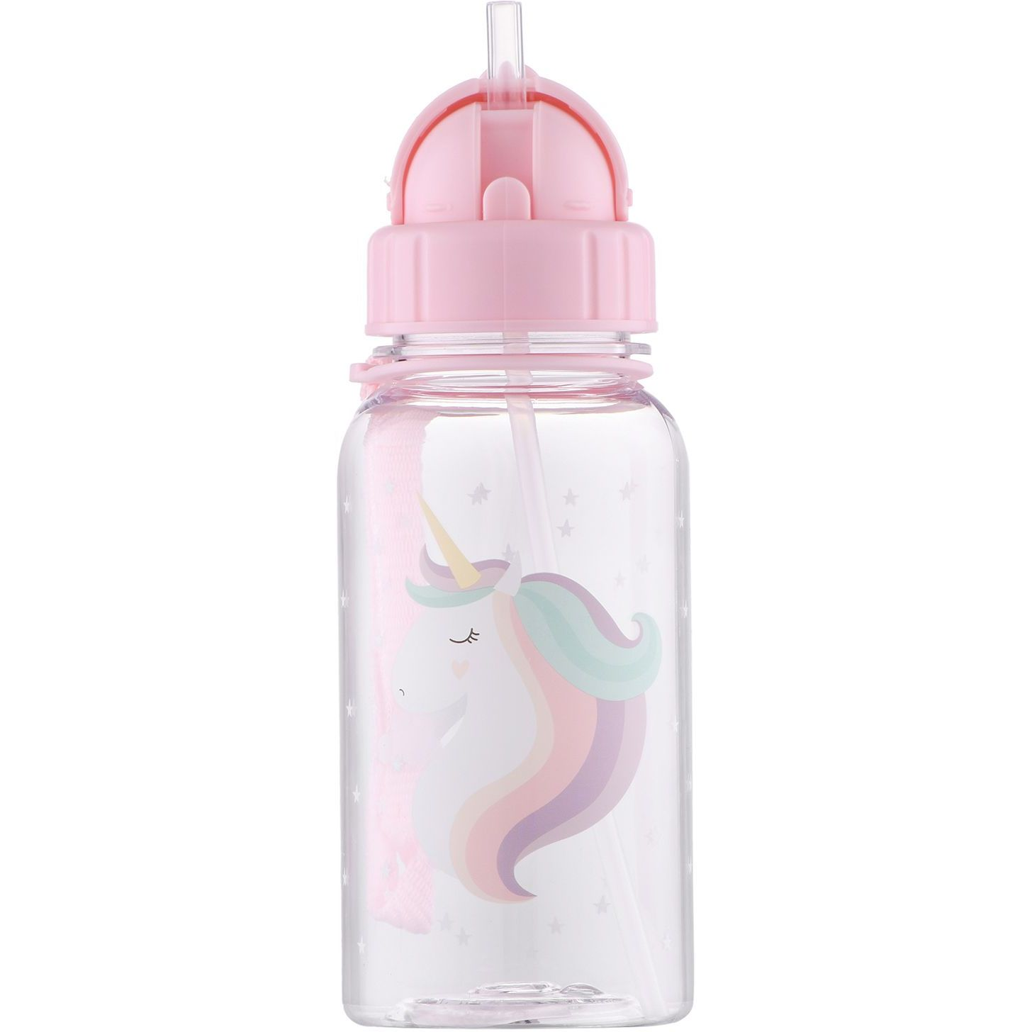 Бутылка для воды детская Ardesto Unicorn 500 мл розовая (AR2252PD) - фото 1