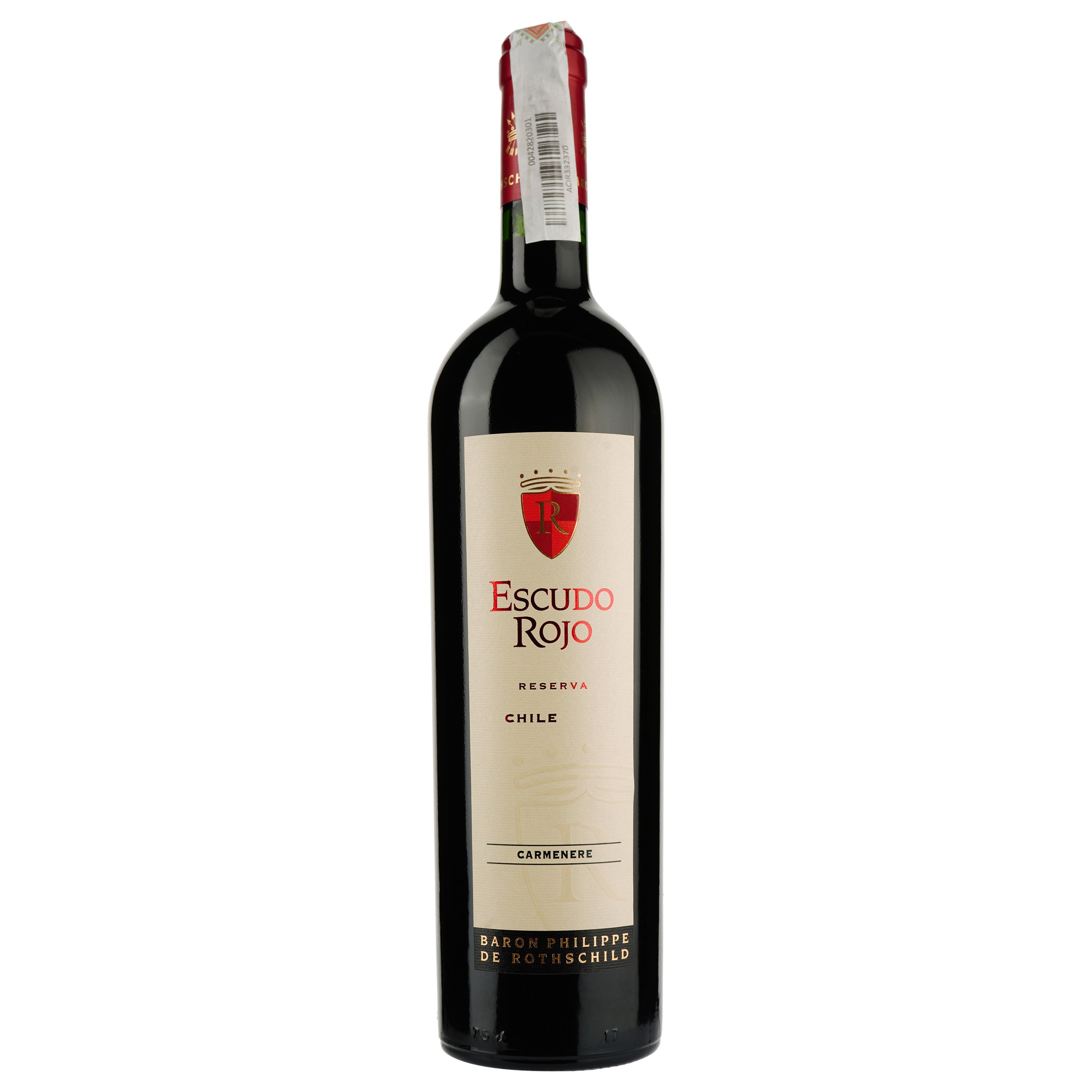 Вино Escudo Rojo Reserva Carmenere, красное, сухое, 14%, 0,75 л - фото 1