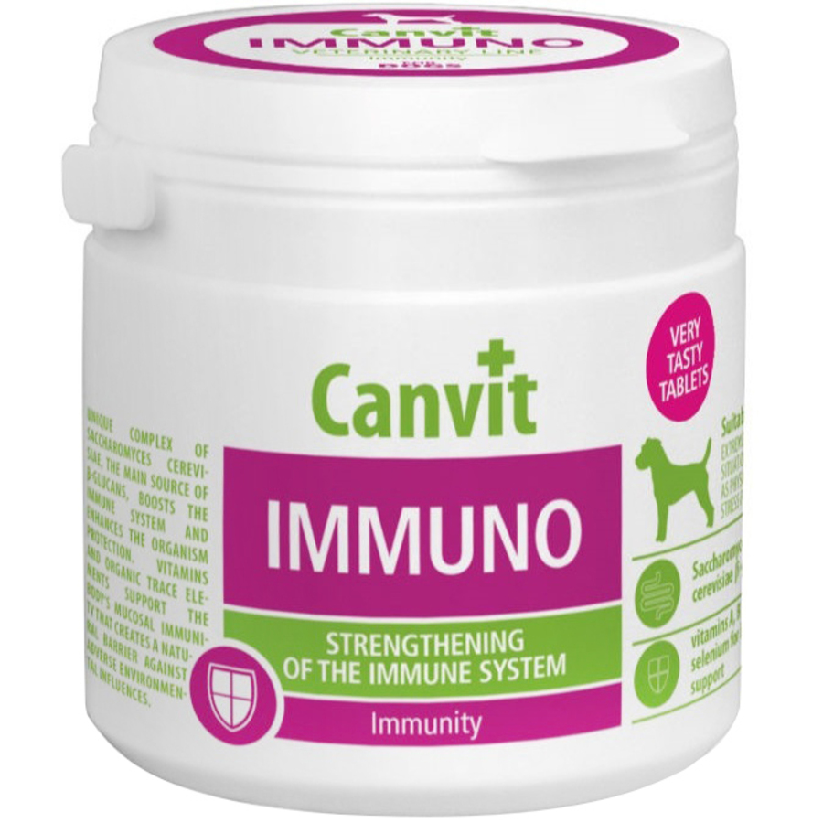 Витамино-минеральный комплекс для укрепления иммунитета собак Canvit Immuno 100 г - фото 1