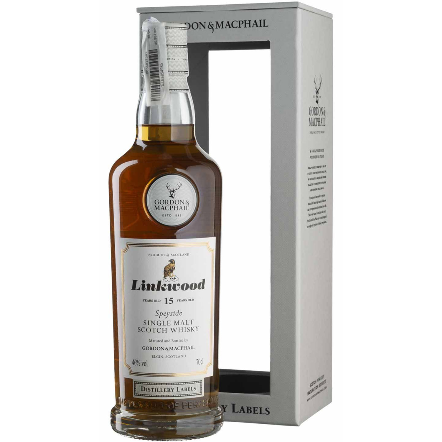 Виски Gordon & MacPhail Linkwood 15yo Single Malt Scotch Whisky 46% 0.7 л - фото 1