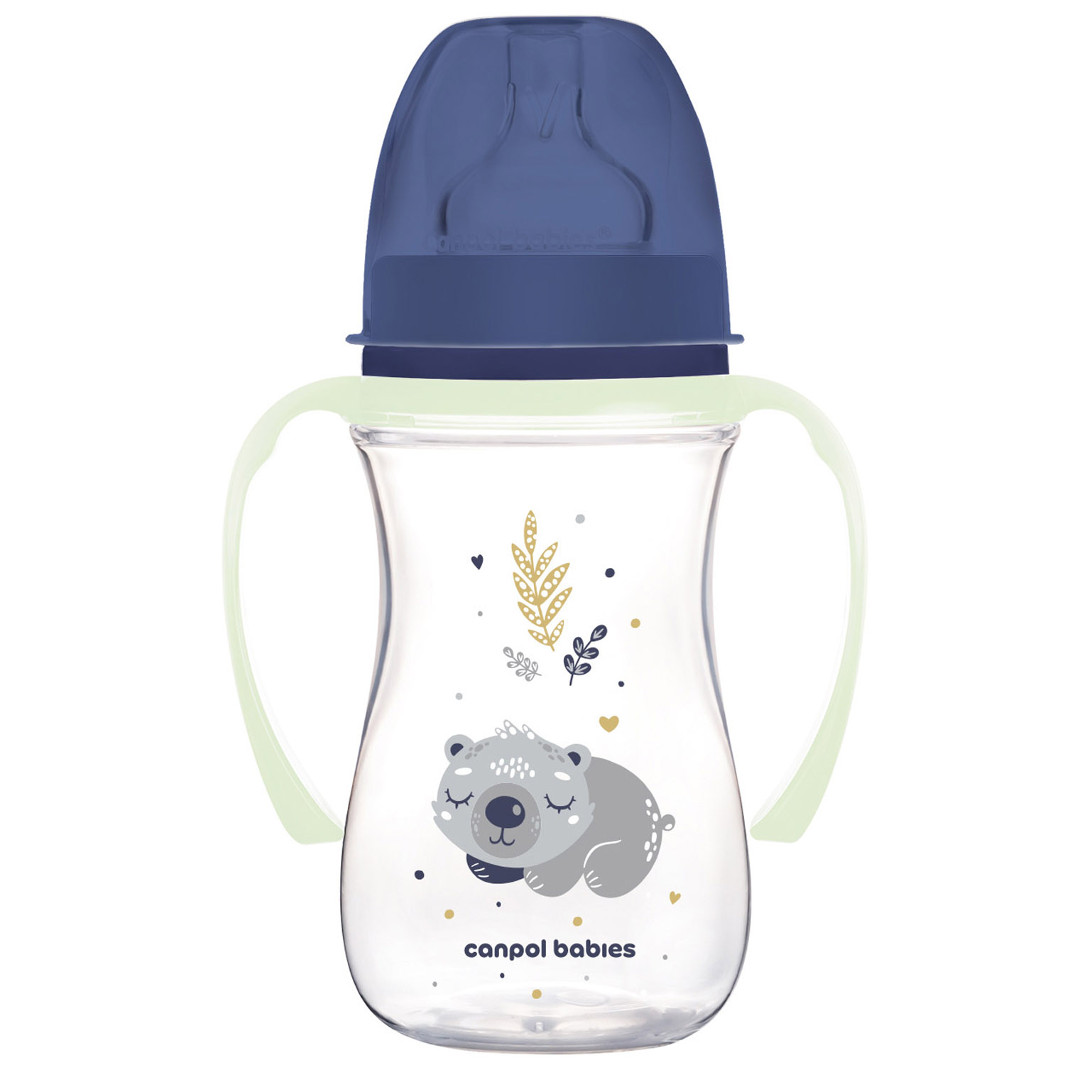 Пляшечка для годування Canpol babies Easystart Sleepy Koala, антиколікова, 240 мл, блакитна (35/237_blu) - фото 1