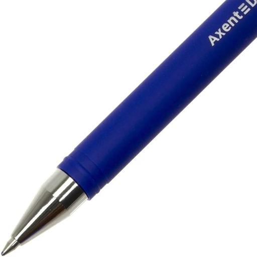 Ручка гелева Axent Delta 0.7 мм синя 2шт. (DG2042-02/02/P) - фото 3