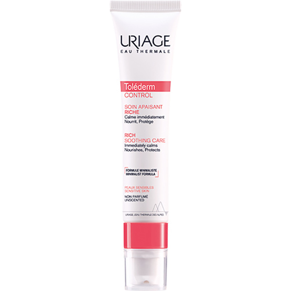 Заспокійливий крем для обличчя Uriage Tolederm Control Rich Soothing Care, 40 мл - фото 1