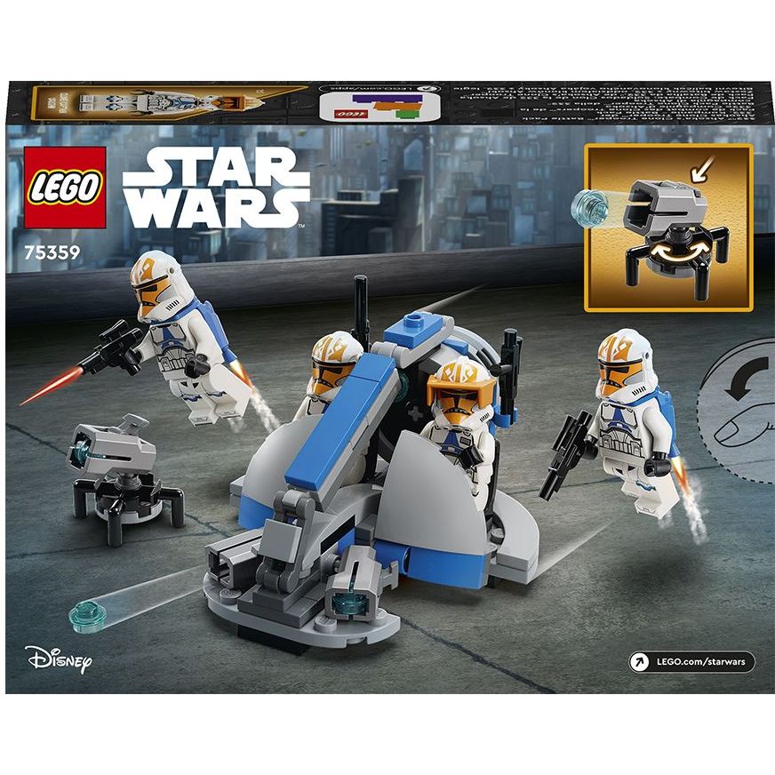 Конструктор LEGO Star Wars Бойовий набір солдатів-клонів 332 полку Асокі, 108 деталей (75359) - фото 2