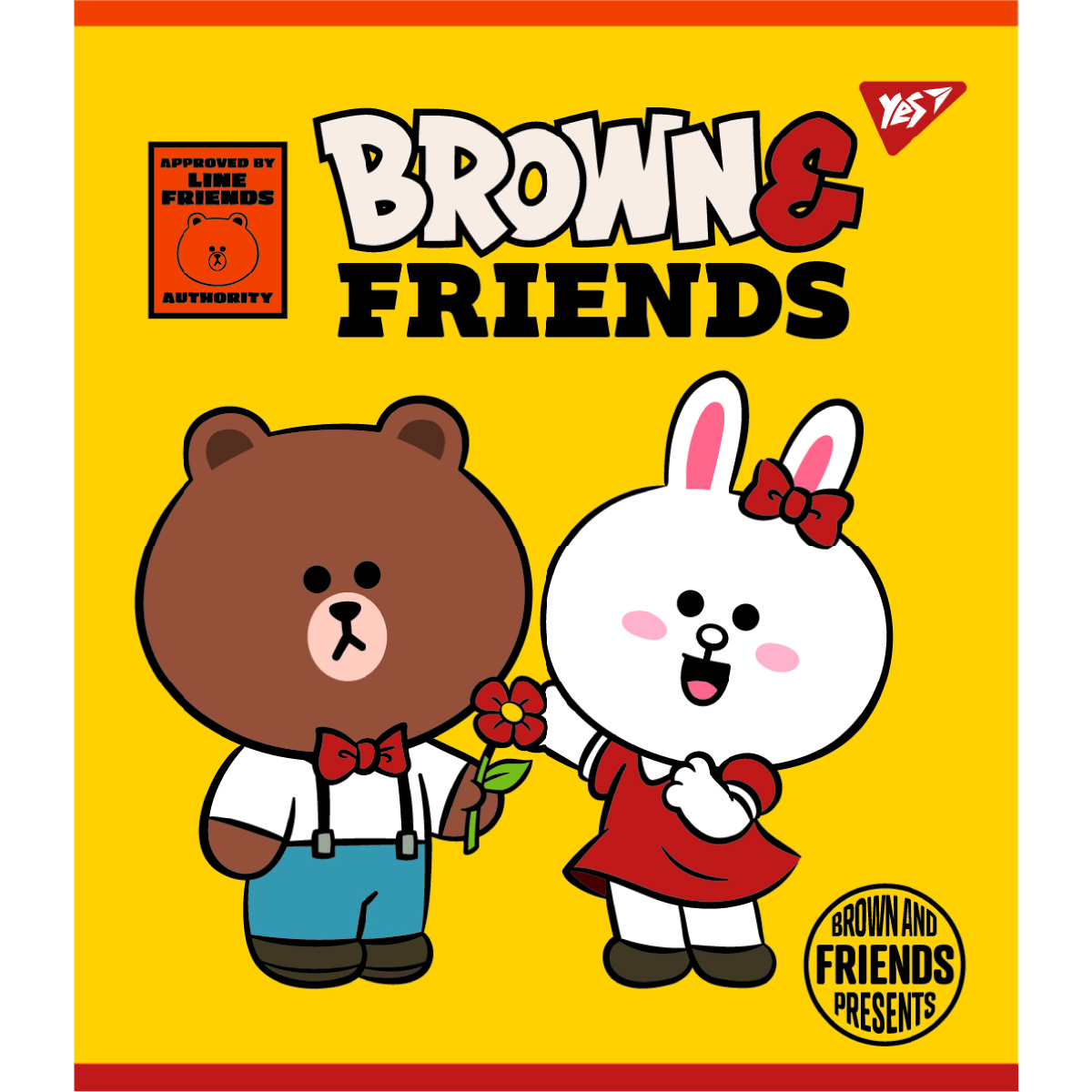 Набор тетрадей Yes Line Friends А5 в клетку 12 листов 10 шт. (766795) - фото 4