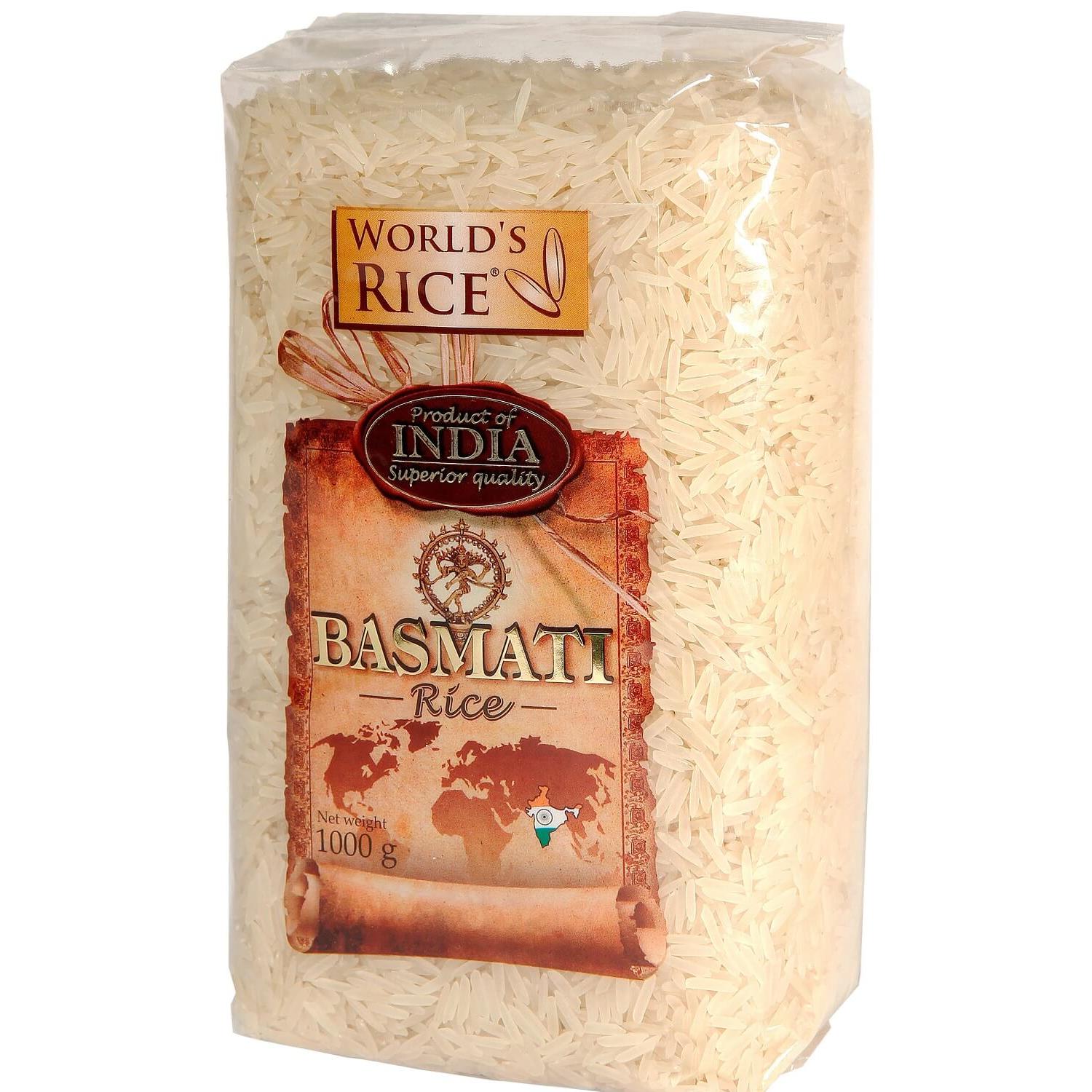 Рис басмати World's Rice 1 кг - фото 1