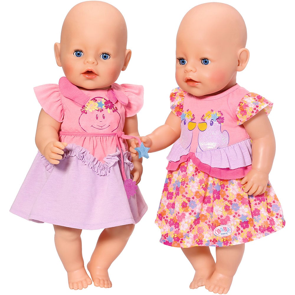 Одежда для куклы Baby Born Праздничное платье с уточками (824559-1) - фото 3