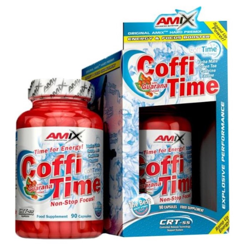 Дієтична добавка Amix CoffiTime Гуарану 90 капсул - фото 1