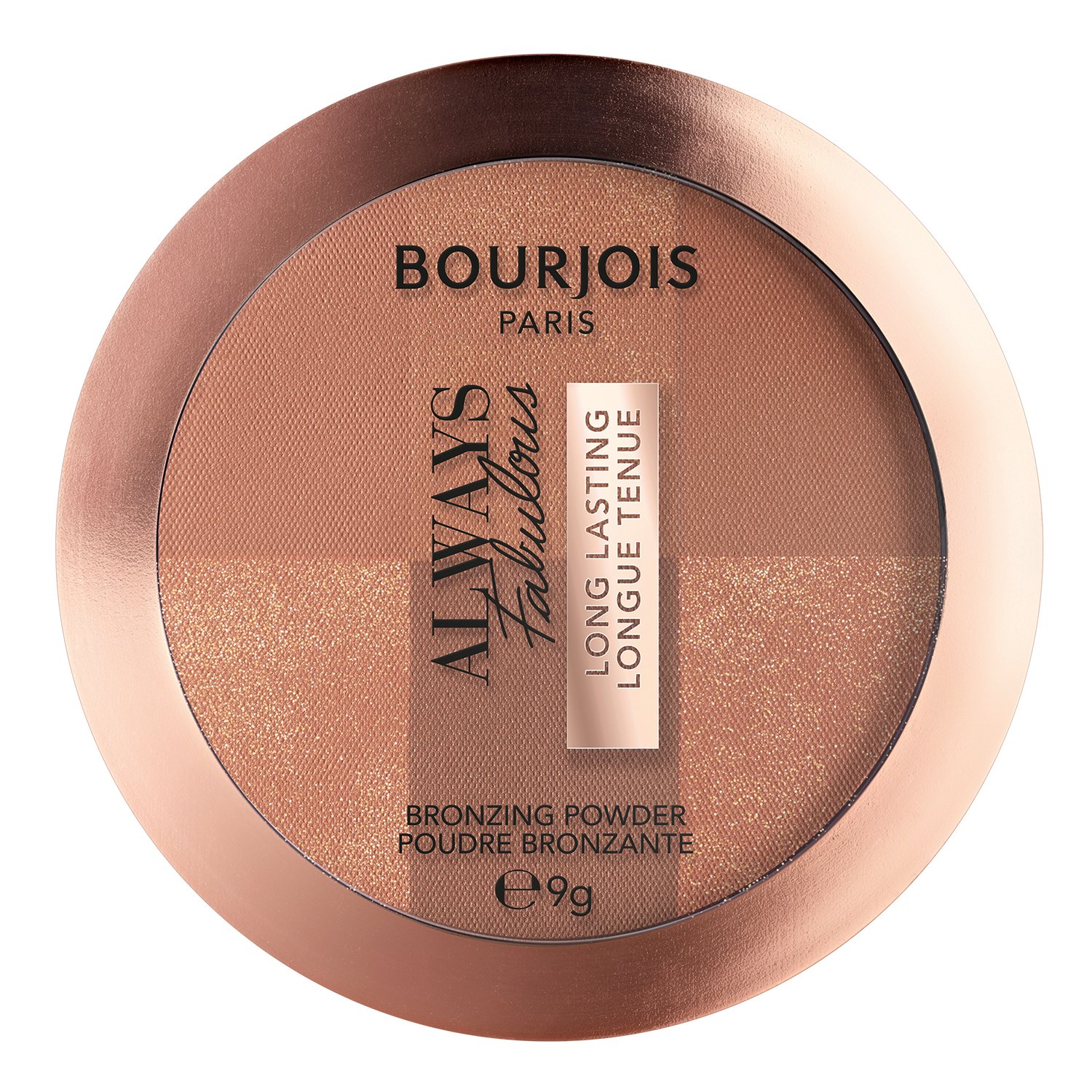 Пудра бронзуюча Bourjois Always Fabulous, відтінок 002, 9 г (8000019579417) - фото 1