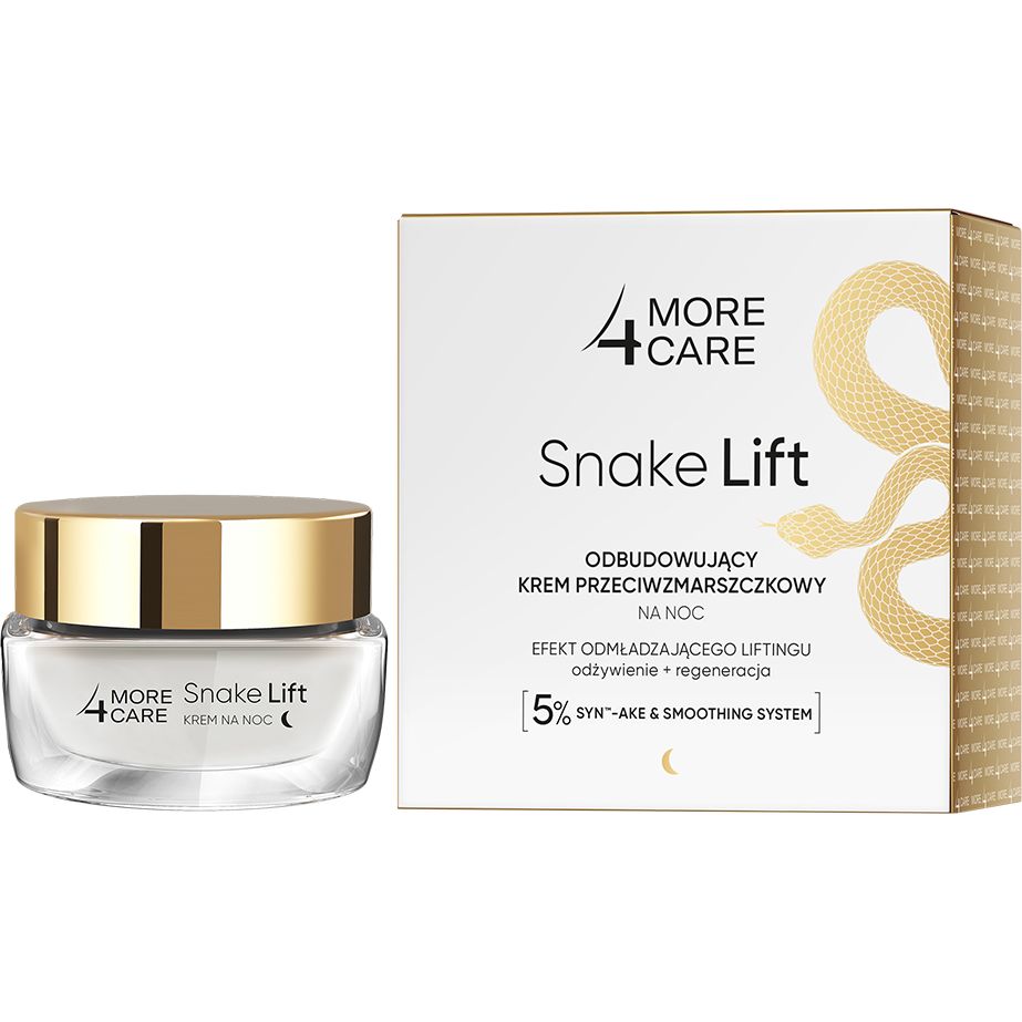 Крем для лица More4Care Snake Lift Rebuilding Anti-Wrinkle Night Cream 50 мл - фото 2