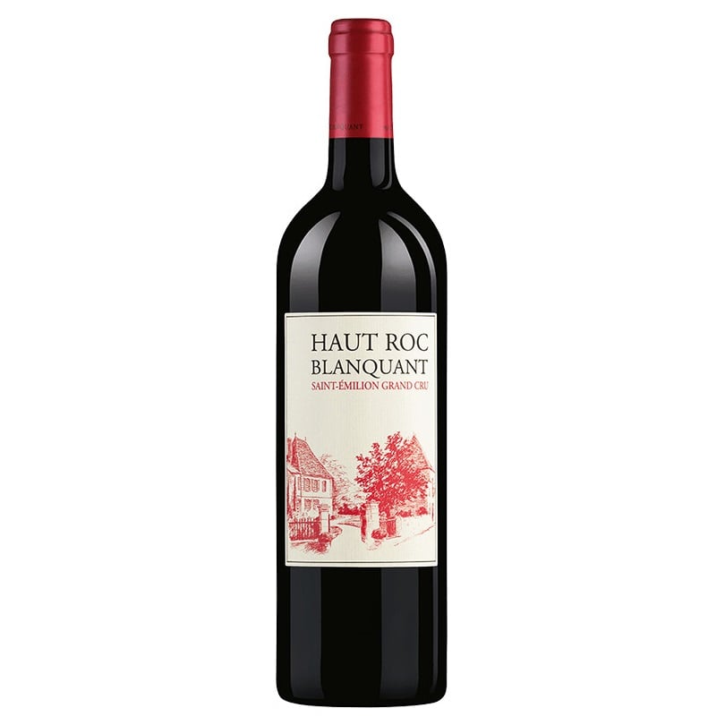 Вино Chateau Belair-Monange Haut Roc Blanquant, красное, сухое, 0,75 л - фото 1