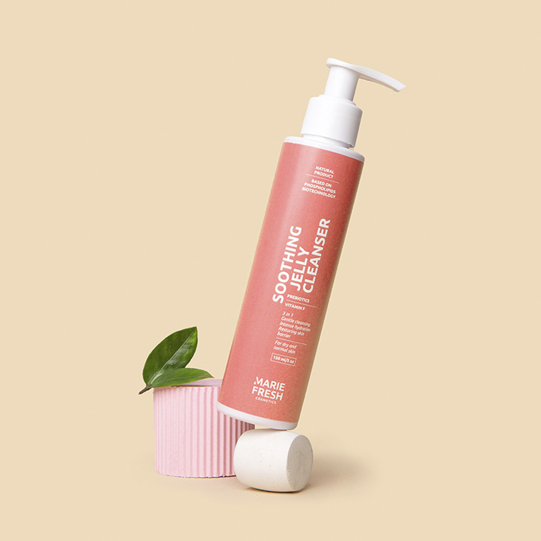 Успокаивающий гель для умывания Marie Fresh Cosmetics Soothing Jelly Cleanser для сухой и нормальной кожи 150 мл - фото 2