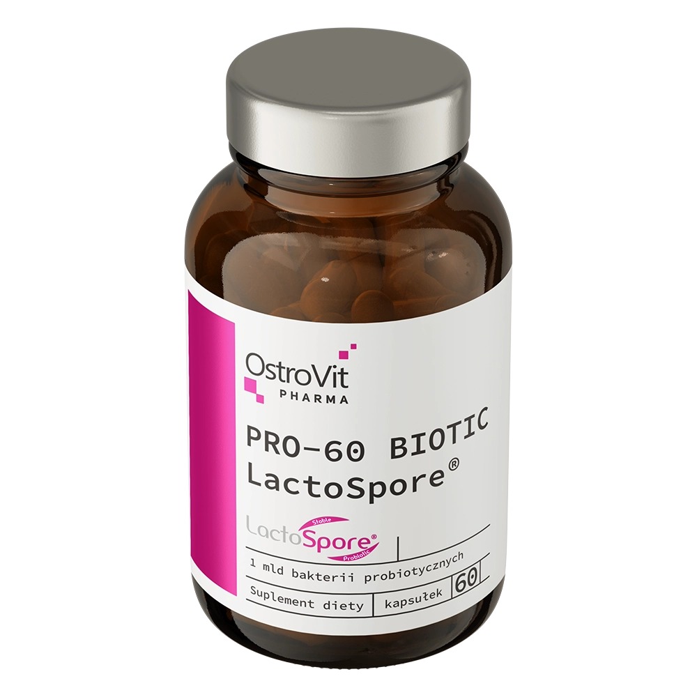 Пробиотик OstroVit Pharma PRO-60 BIOTIC LactoSpore 60 капсул - фото 2