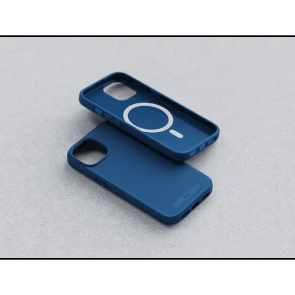 Чохол-накладка Njord 100% GRS MagSafe Case Blue для iPhone 15 - фото 6