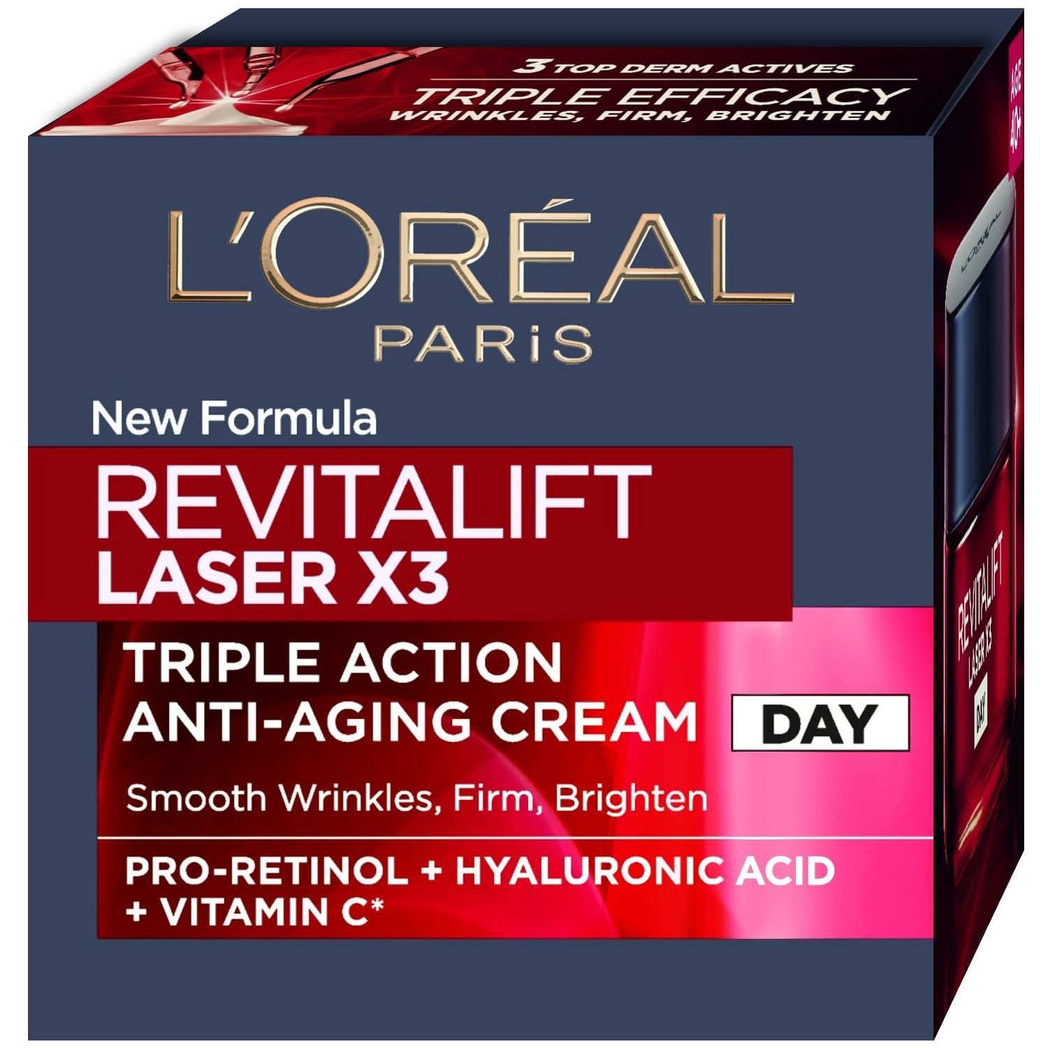 Дневной крем для лица L'Oreal Paris Revitalift Лазер Х3, регенерирующий глубокий уход, 50 мл (A6671200) - фото 4