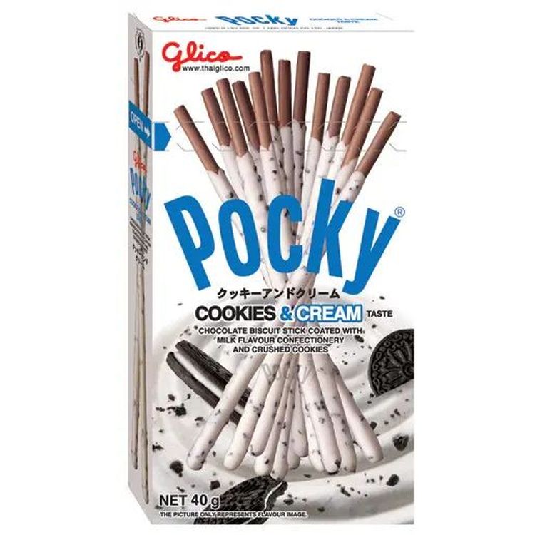 Палочки Pocky Cookies & Cream шоколадные 40 г (12816) - фото 1