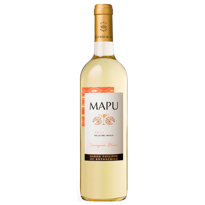 Вино Mapu Sauvignon Blanc, біле, сухе, 12,5%, 0,75 л - фото 1